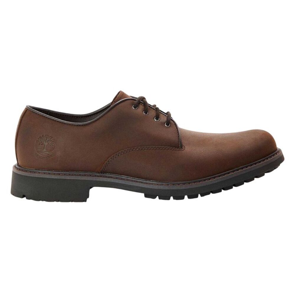 Timberland Mens Leather Waterproof Formal Derby Shoes / Dark Brown